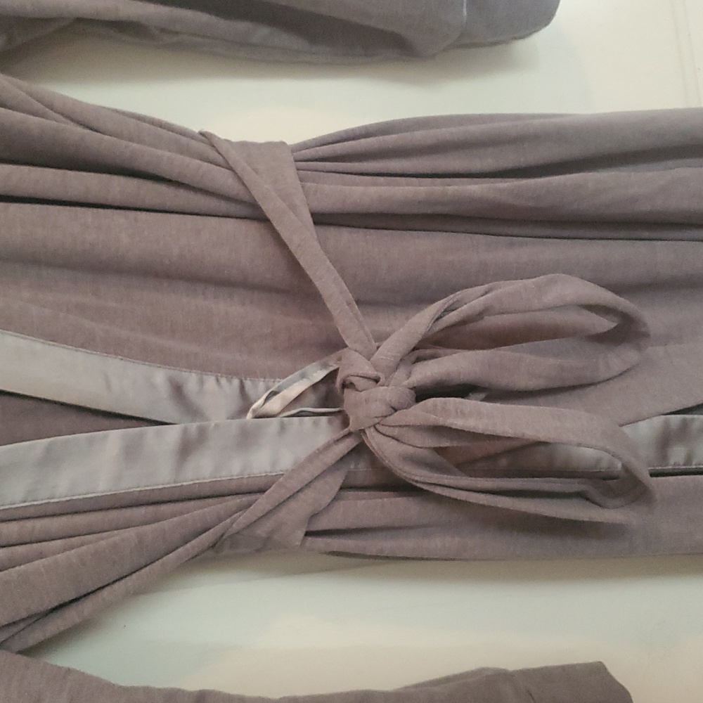Soft Surroundings Grey Robe - Picture 3 of 8